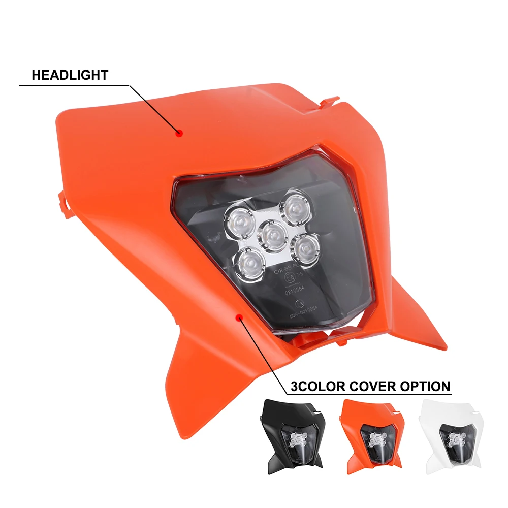 JFG Racing Indicator LED Turn Light Motorcycle Clear Black white Orange headlights Sport Bike  Signal Thread  for ktm