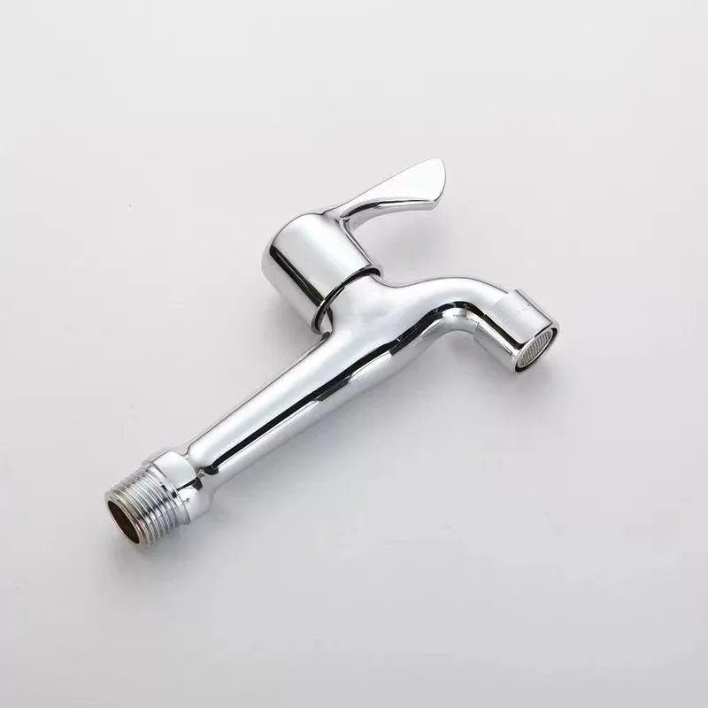 Factory Direct Brass Car Wash Courtyard Mop pool Washing Machine Water Stop Nozzle Tap Long Neck Cold Water Quick Open Faucet