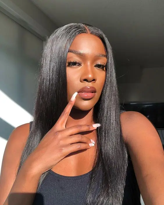 
Borui Hair Indian 100% Human Raw Hair Silky Straight 13x4 Transparent Lace Frontal Wig With Baby Hair And Top Quality 10A Grade 