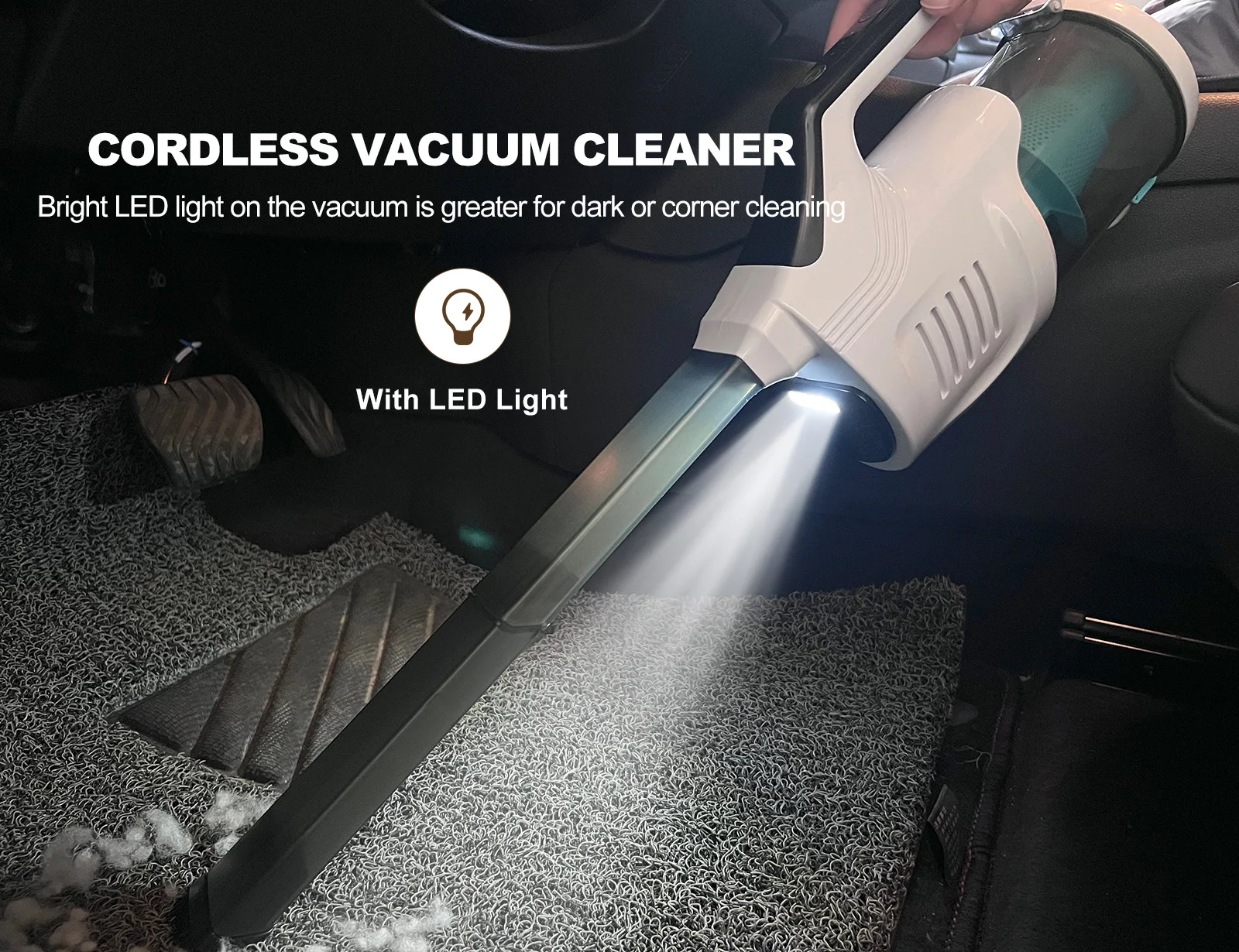 Made in China new cordless cyclonic handheld vacuum cleaner hot model have large dust capacity vacuum cleaner for home and car