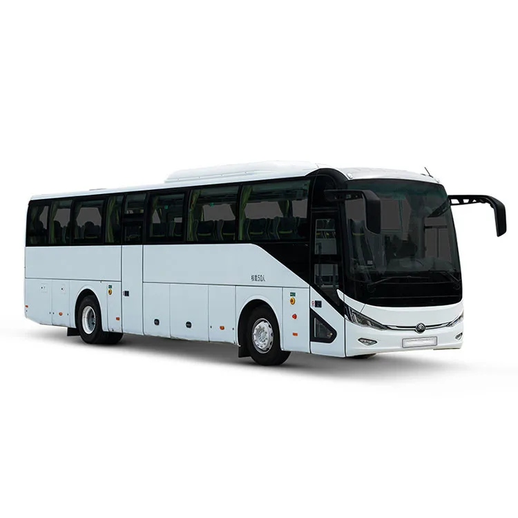 Good price luxury bus 56 seater 60 seater diesel left hand drive coach buses with toilet