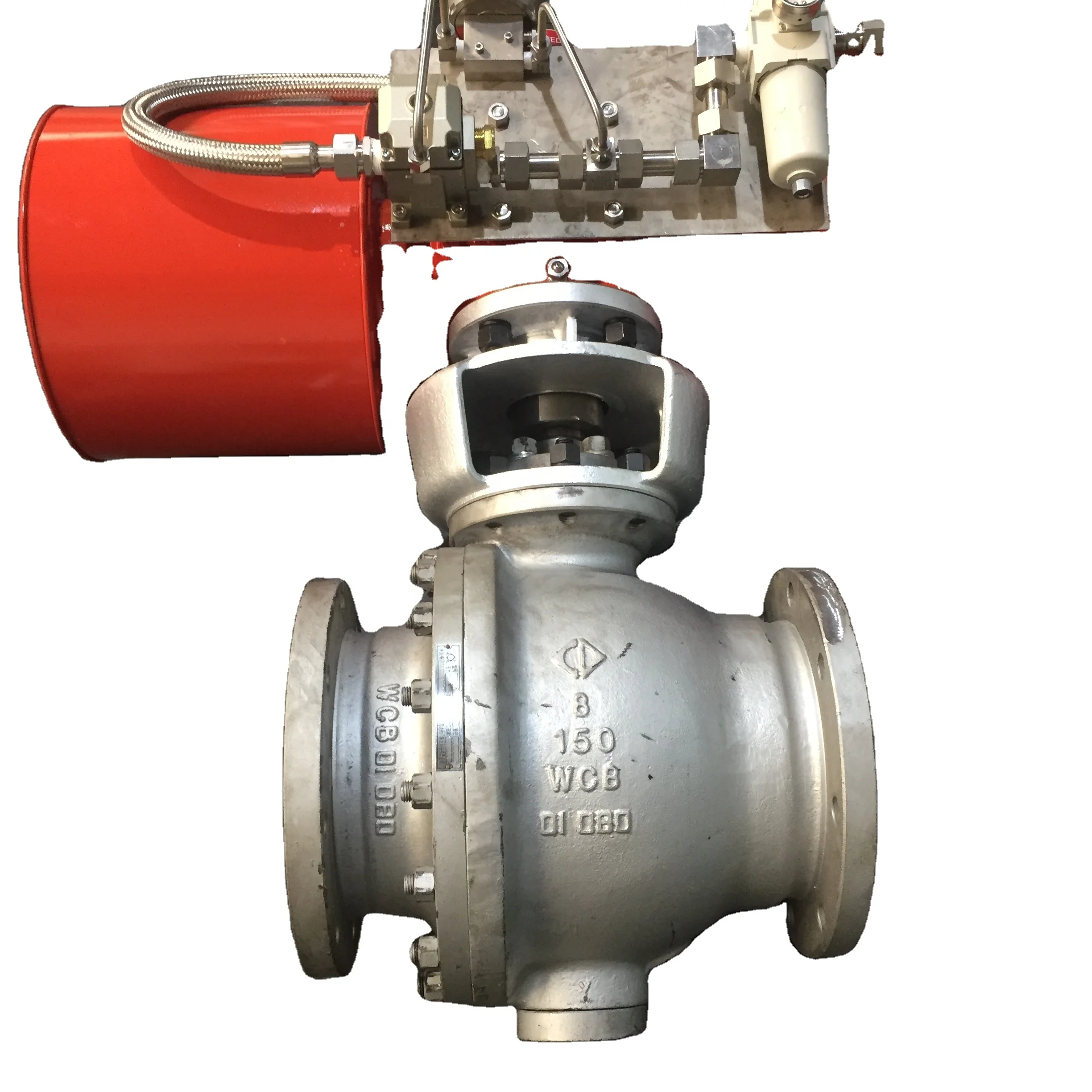 KSFLOW 600lb  motorized ball valves trunnion ball valve