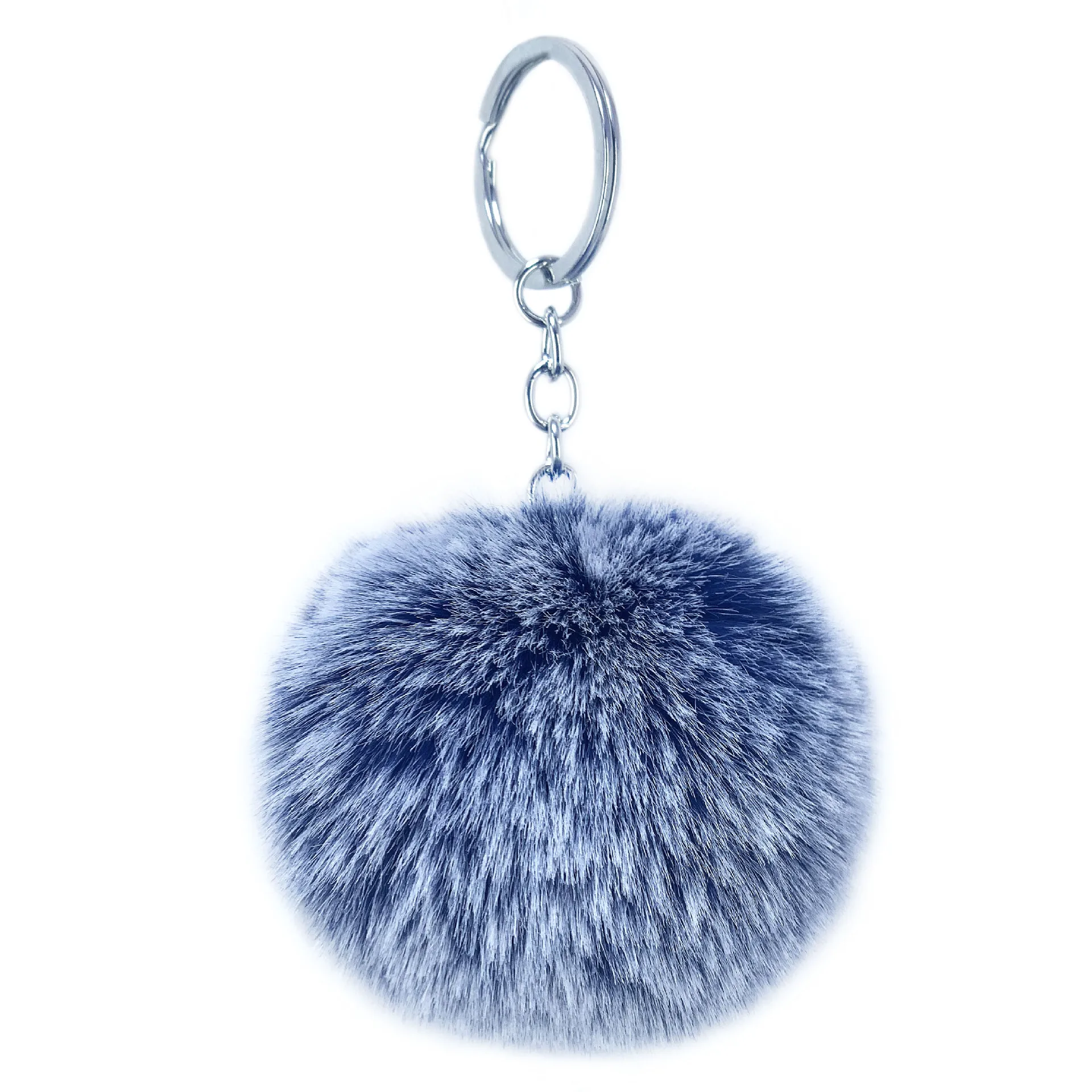 keychain fur pompom