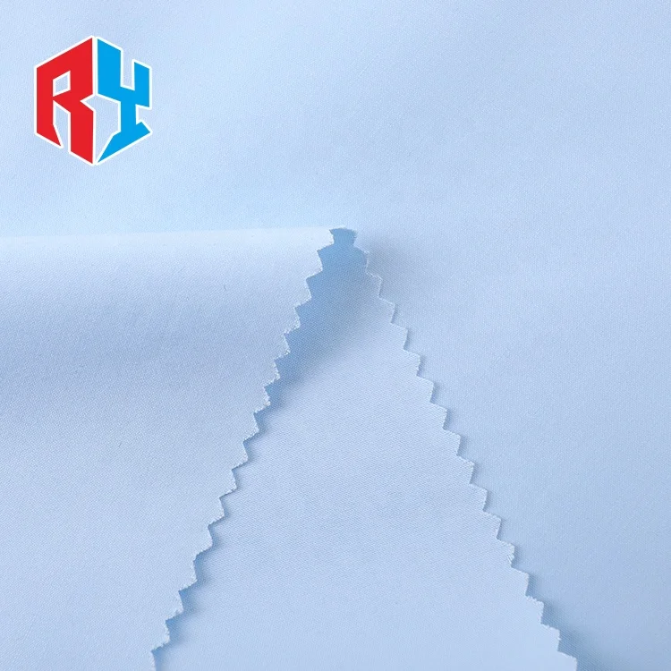 Hot sale  newest wholesale  Low MOQ 48*150D accepted washing plain dyeing woven 100 spun polyester fabric arab thobe fabric arab