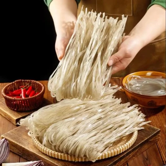 Hot Selling Cheap Asian style noodles Rich and unique taste 500g wide sweet potato vermicelli