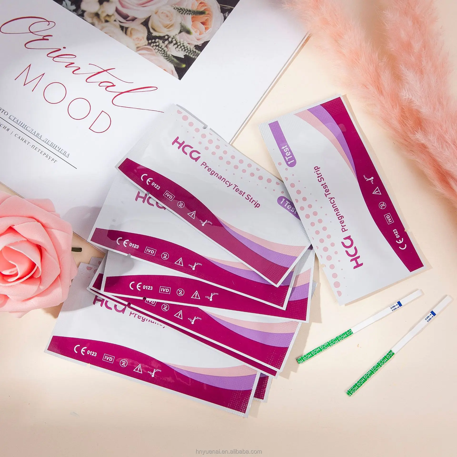 2024 Hot selling medical supplies high accurate medical disposable HCG rapid diagnostic test for home use