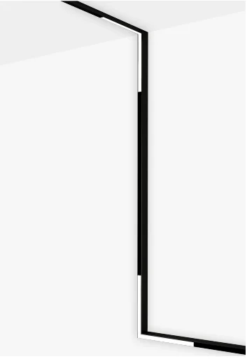 Retail Shop for 48v 18w Magnetic Led Track Line Light Straight Corner Light 48V Ra90 Dali Track Rail System