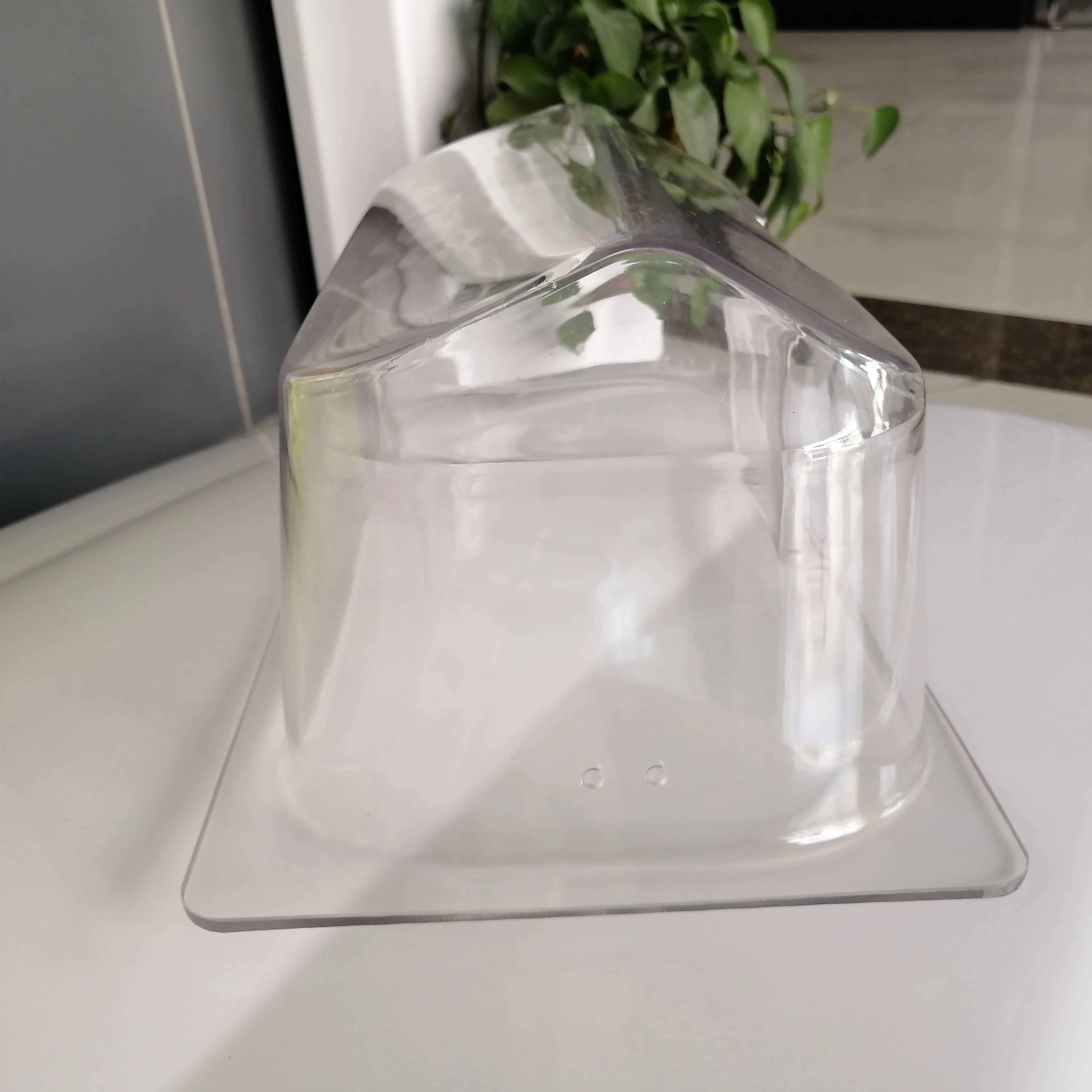 Custom 5mm Thick Clear PC Polycarbonate Vacuum Forming Thermoforming Cover Part For Scientific Instrument