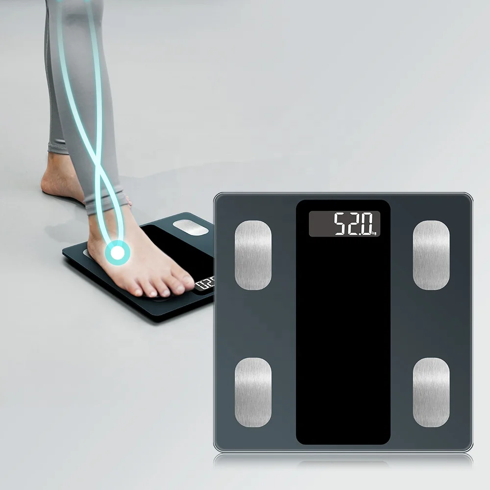ICOMON 13 Smart Body Fat Scale with App Body Composition Smart Scale for Bathroom Use Measures Weight Other Vital Statistics