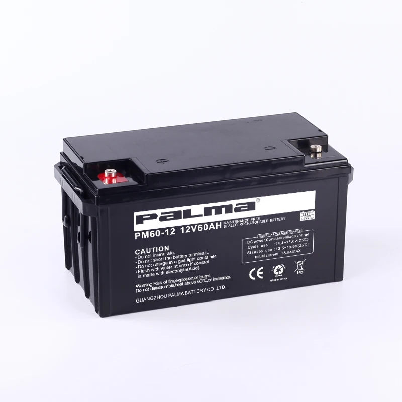 PALMA 12V60Ah 65ah свинцово-кислотный гель ups, резервные батареи EPS, солнечные батареи для инвертора