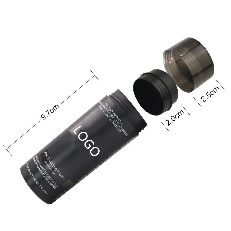 LYW Private brand 3 Languages 27.5G Hair Treatment Fibre Hair Powder Thickening Keratin Hair Building Fiber