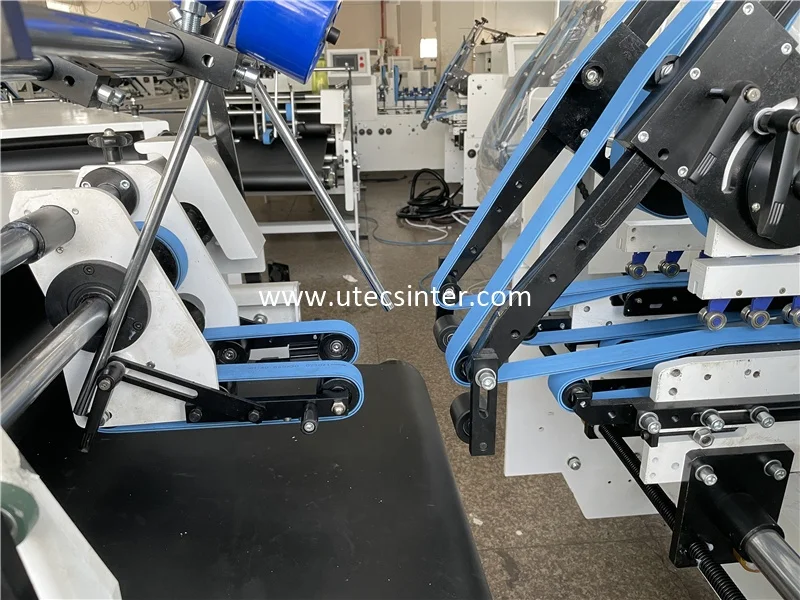 UFG600AG Automatic Pre-fold crash Lock Bottom Folder Gluer, fried chicken packaging box folding gluing machine