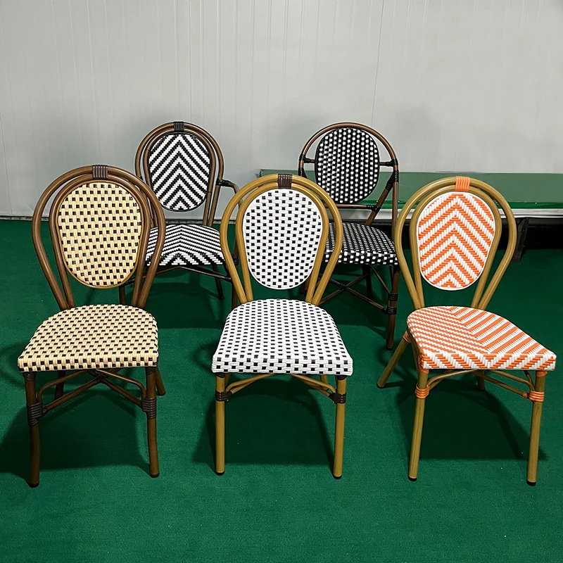Juecheng Wholesale Rattan Chair Great Creative Colorful Outdoor Patio Furniture French Style Rattan Chair