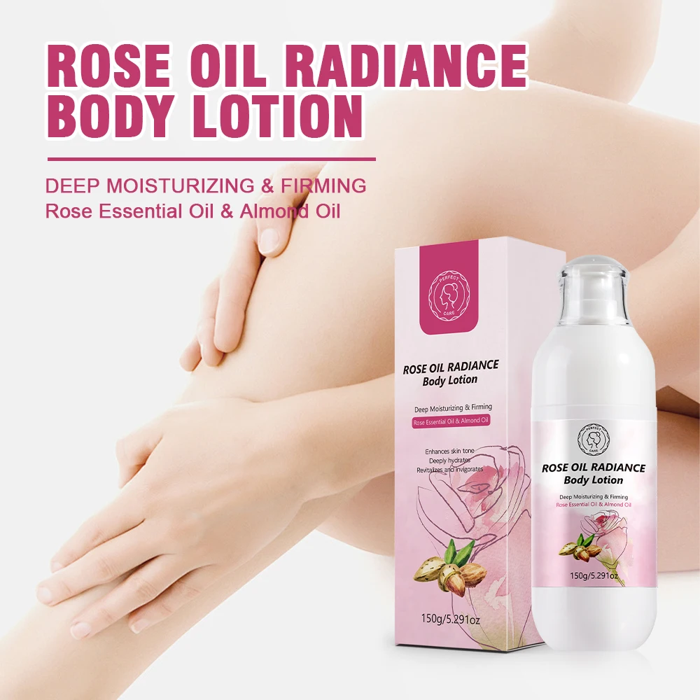OEM ODM Wholesale Rose Body Lotion Natural Body Care Products Moisturizer Mist Emulsion Daily Moisturizing Body Milk