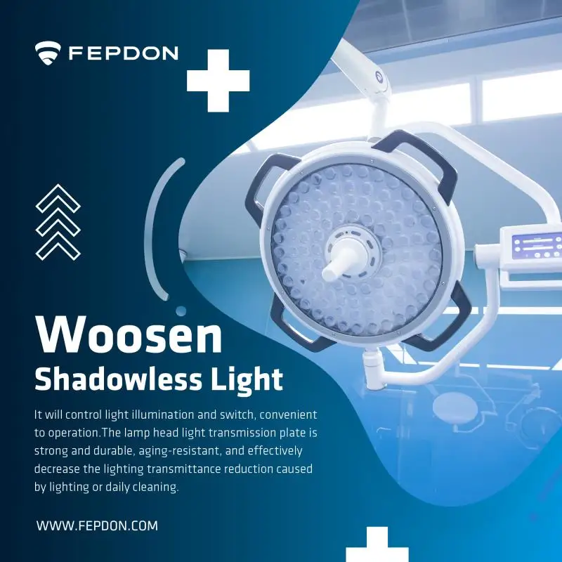 Double Dome Head Surgical Light Ceiling LED Operating Lamp for Operation Theatre Equipment