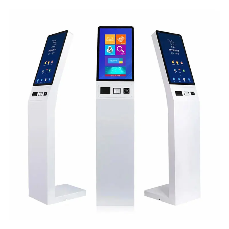 New Model Customizable 17 inch Self Checkout Machine Self Service Interactive Kiosk Touch Screen Payment Kiosk