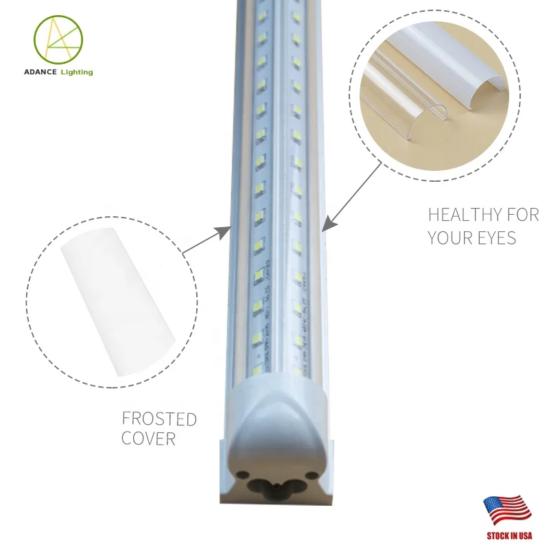 
Advance lighting High quality T8 Integrated Double Sides lights fixture 36W high brightness 4ft led tube 