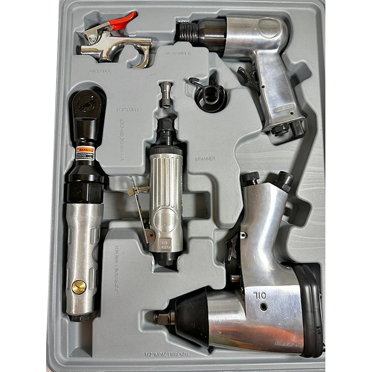 Air Tool and Accessories Kit 71Pcs With Impact Wrench Storage Case