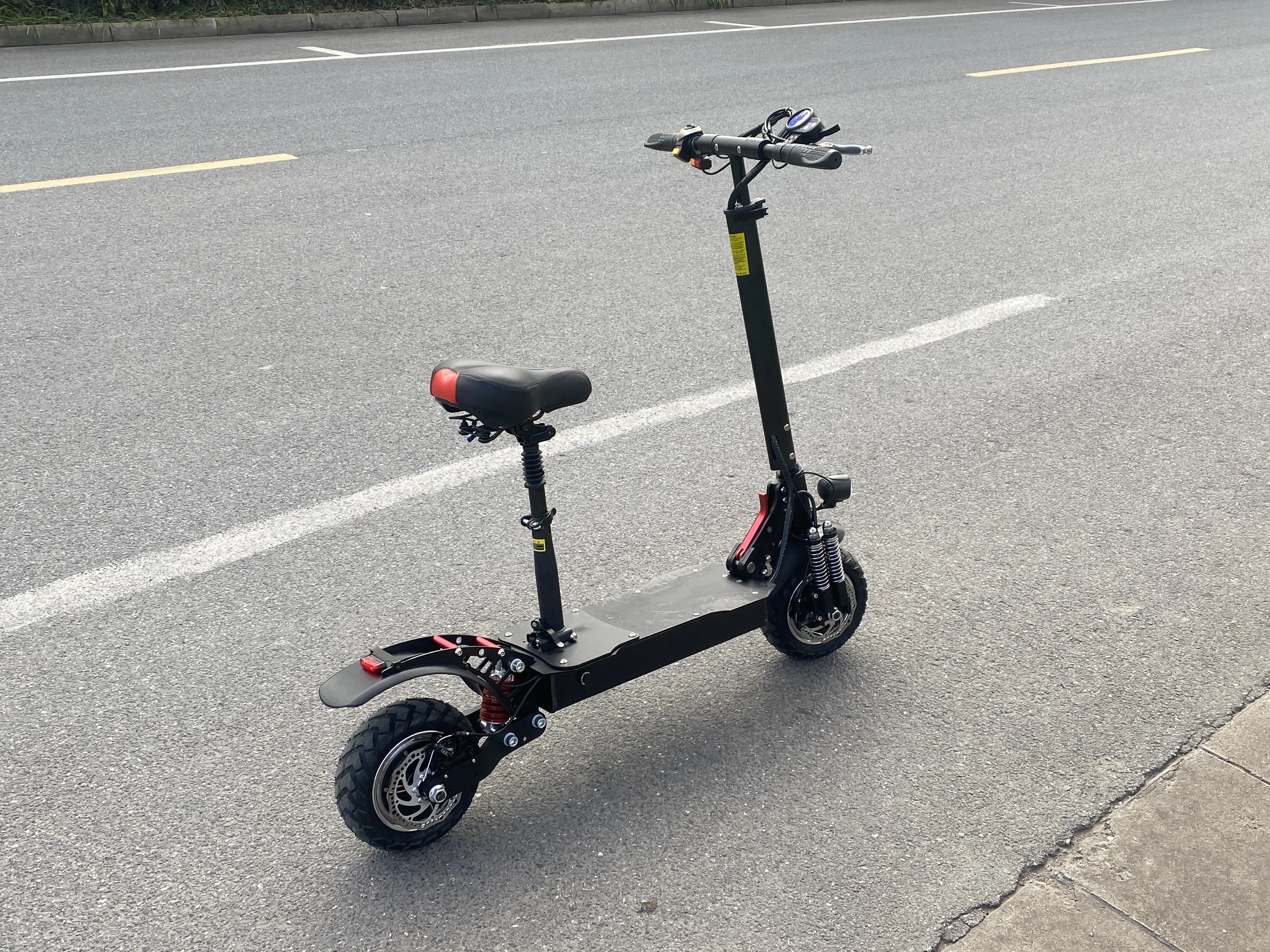 2024 New Off-Road BIG two wheel fast electric scooter With Suspension Dual Motors 1200W 2400W Foldable Escooter