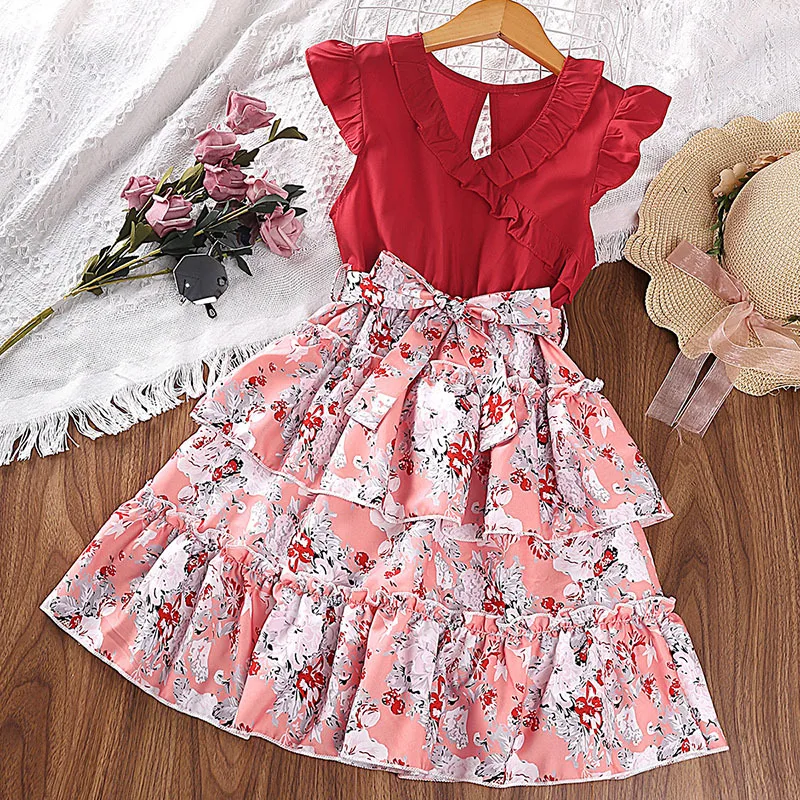 8-12 Years Children Clothing Elegant Girl Dresses 8 Years