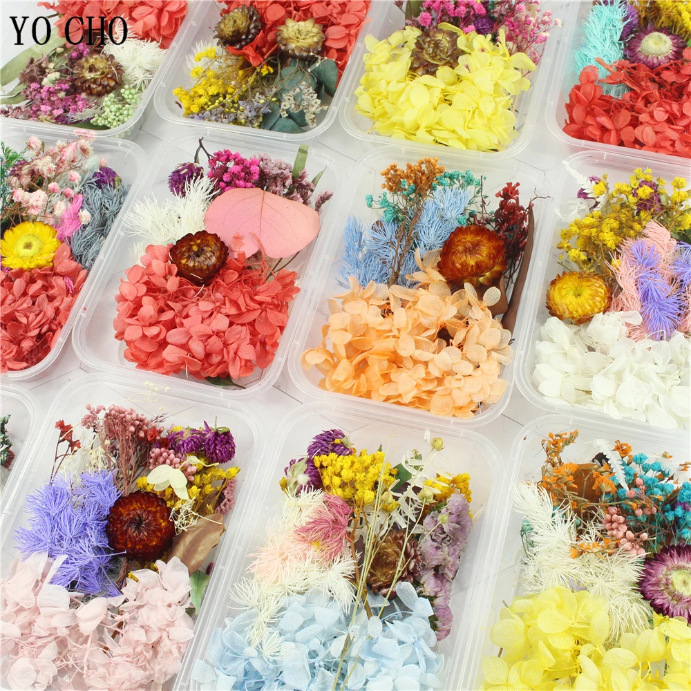  Amazon Best Seller Dry flowers Natural Mixed Random Baby Breath Pressed Dried Flowers For Resin Nail Phne Case DIy