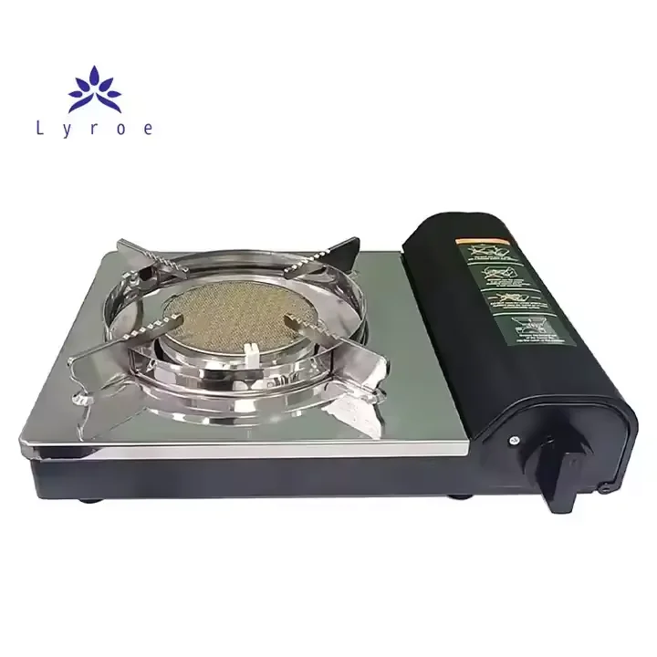 Lyroe Manufacturer Direct Square Outdoor Portable Small Burner Single Portable Gas Stove
