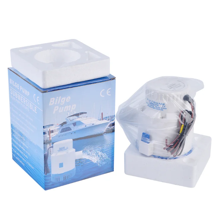 Submersible bilge pump Singflo 12v high flow submersible bilge water pumps 2000GPH