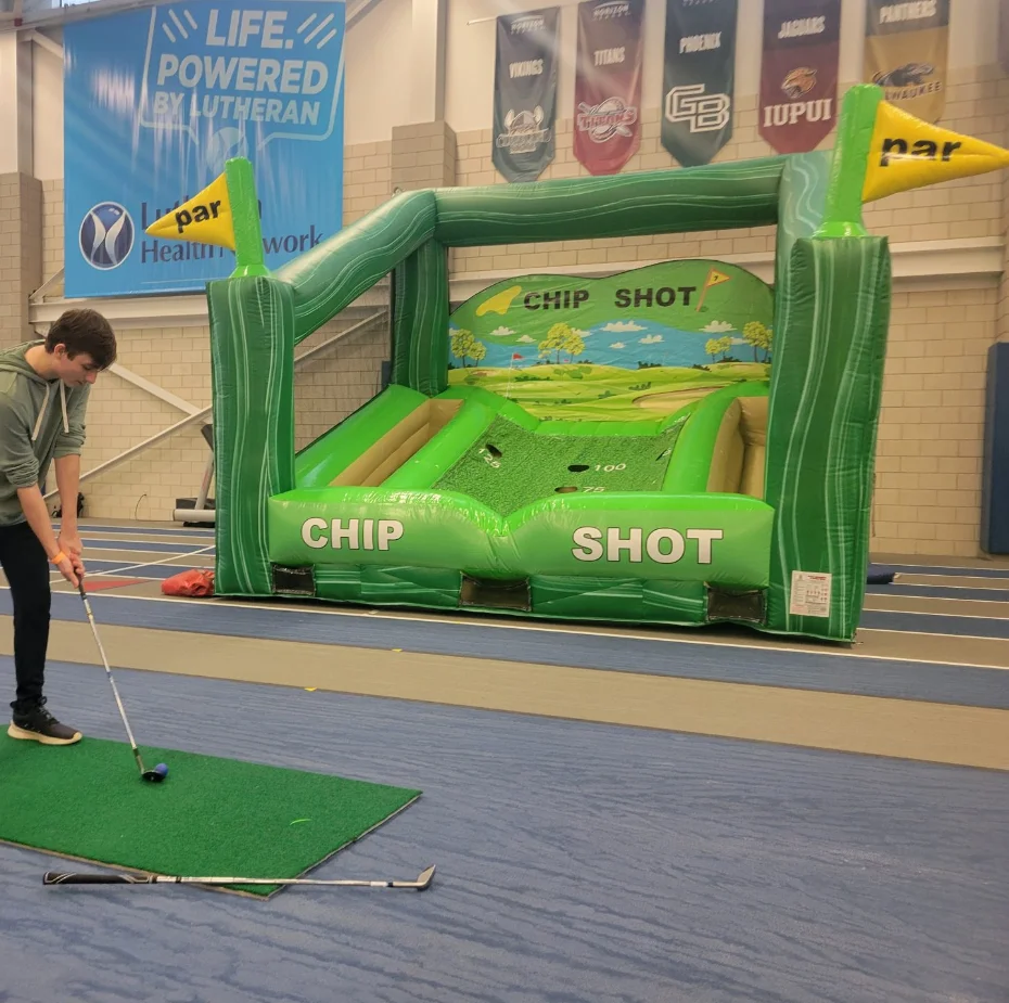Inflatable Golf Inflatable Golf Ball Hitting Cage Inflatable Chip Shot Sports Golf Game