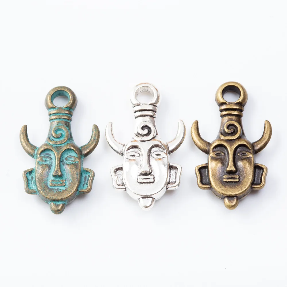 249 lvji DIY Accessories Retro Zinc Alloy Evil Force Amulet Avatar Pendant 1318
