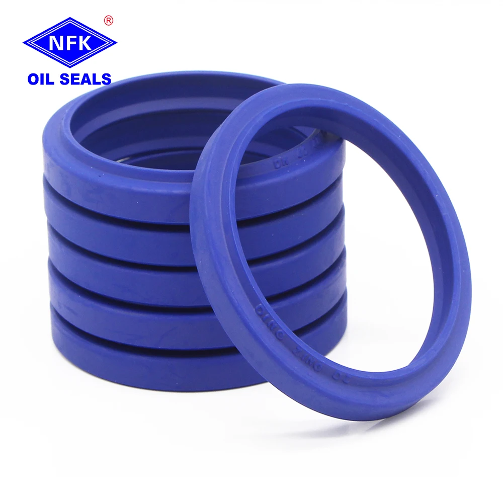 DZ DH Blue Polyurethane Excavator Hydraulic Cylinder Rubber Dust Wiper Seals