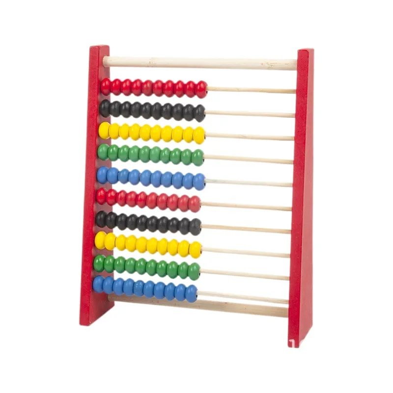 2024 new products wooden Colorful calculate rack Montessori early educational Wood Math Toys For Kids Toddler Boys & Girls CE