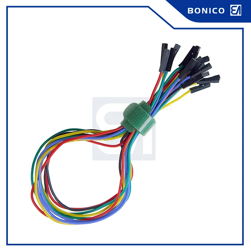 Mini Grabber SMD IC Test Hook Clip Jumper Probe Test Lead Kit Silicon Soft Dupont Cable for Logic Analyzer