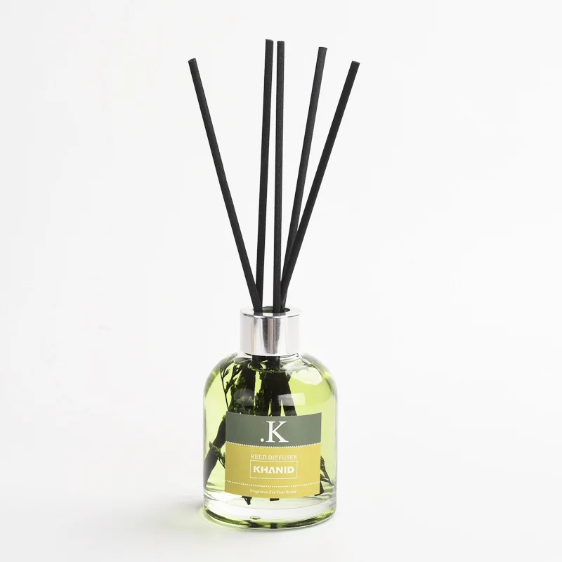 
new product reed diffuser glass bottle aroma diffuser flower diffuser for home hotel 