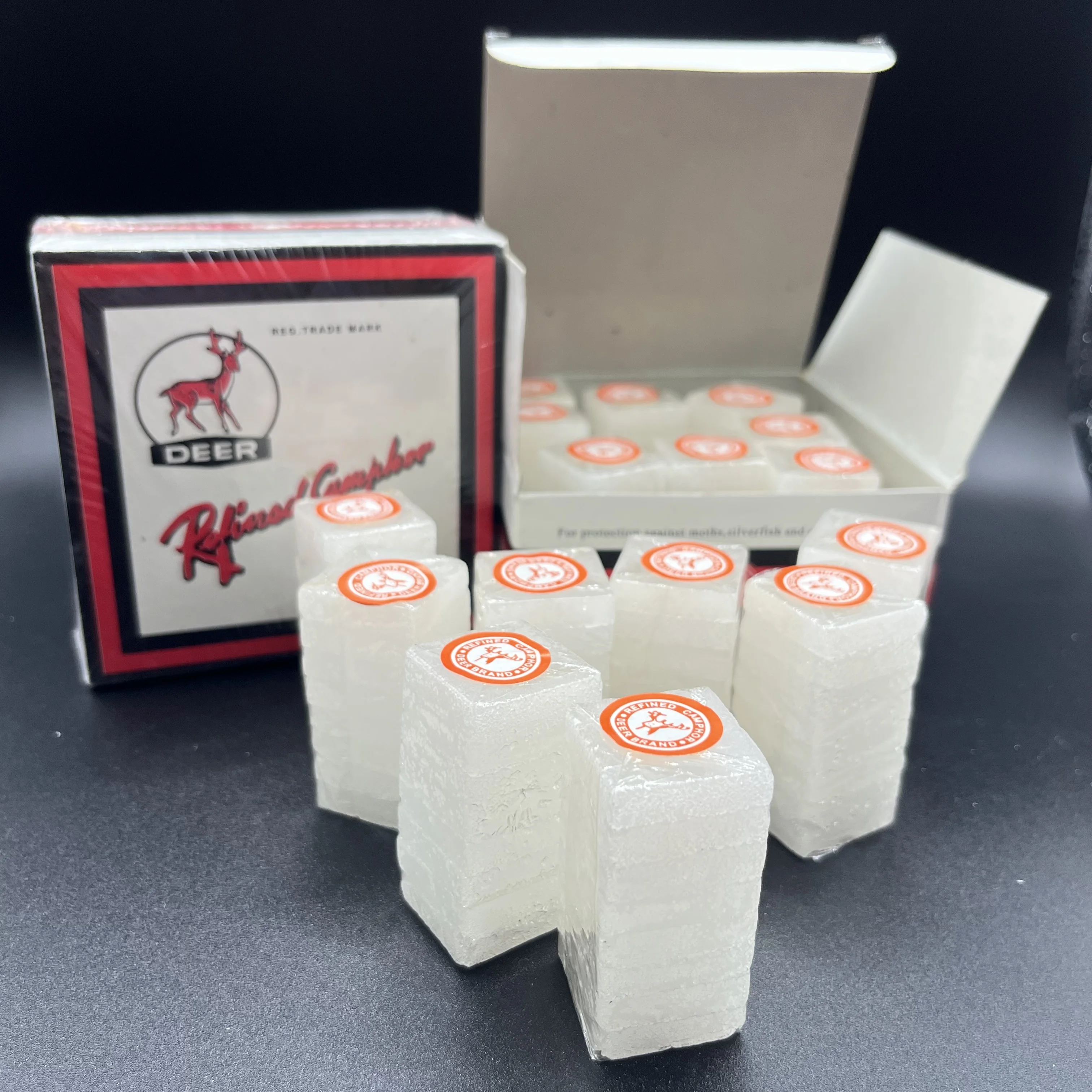 Factory High Quality 1/8 oz Deer Brand camphor blocks tablets 454g pesticide wholesale