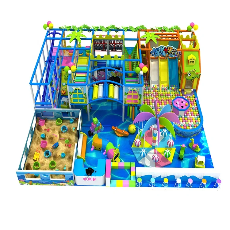 Supermarket play center playground kids indoor, children indoor playground equipment