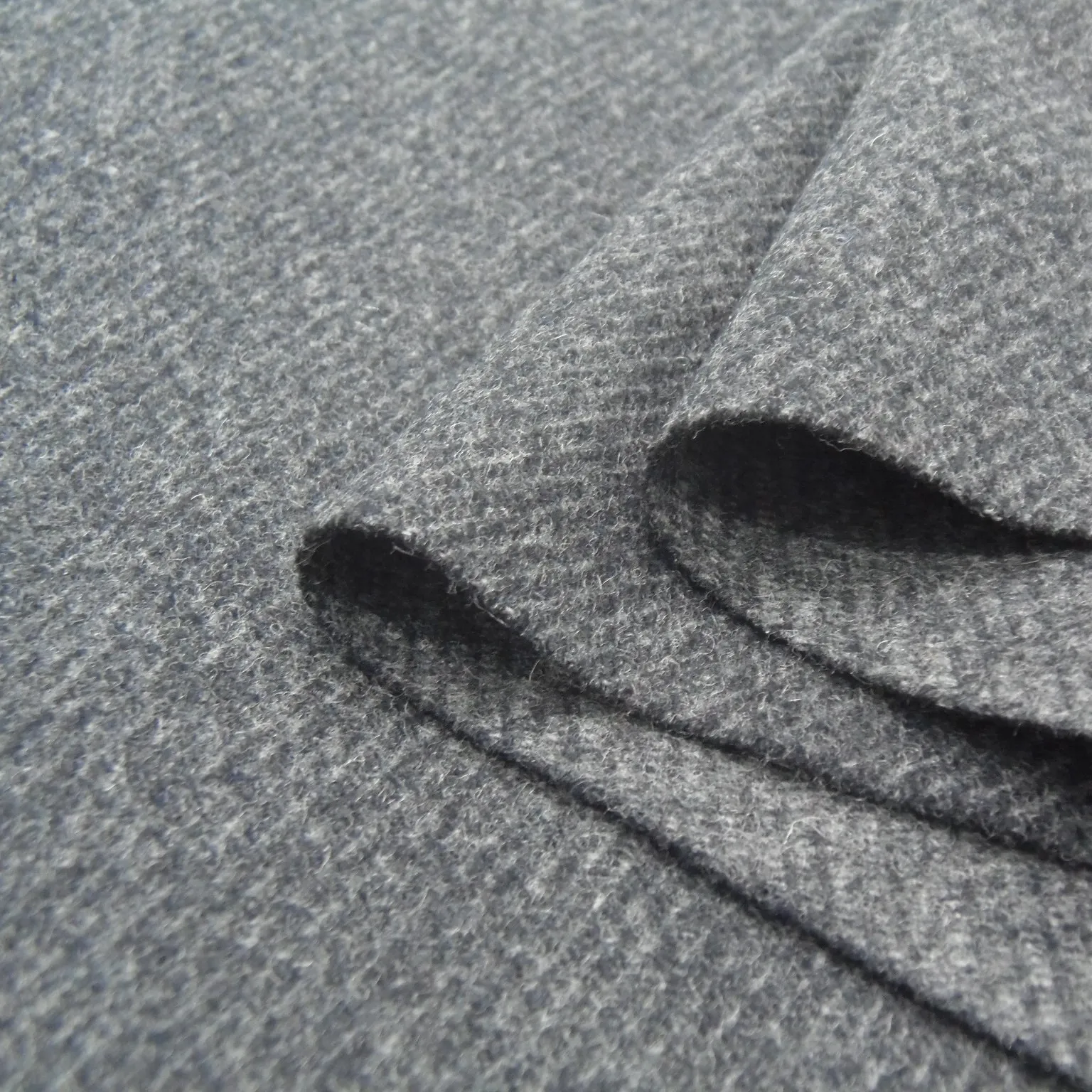 One side leisure yarn dyed color tweed pure 100% wool fabric camel woven fleece textile for overcoat