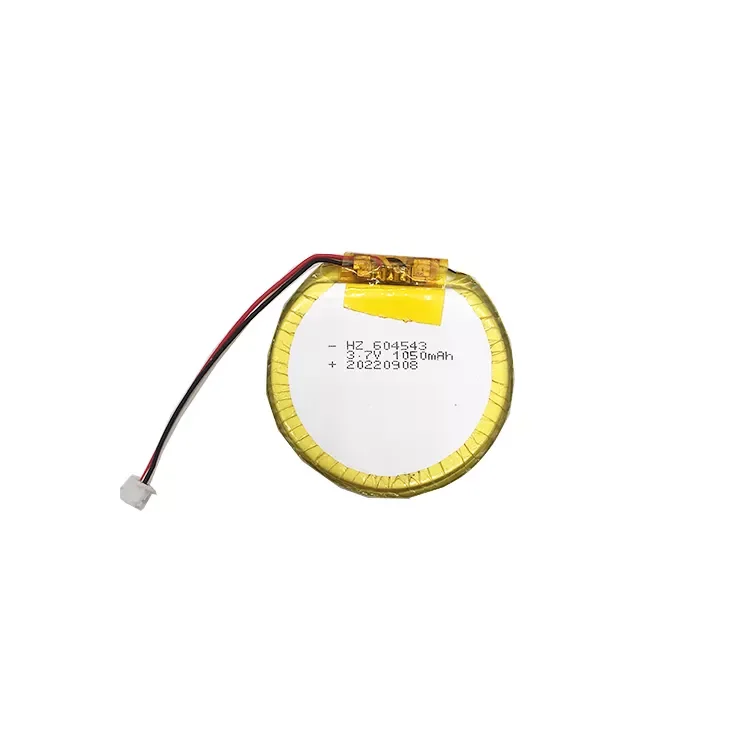 Apollo Rechargeable Round battery 604543 604545 3.7v 1050mah 3.885wh lithium polymer battery