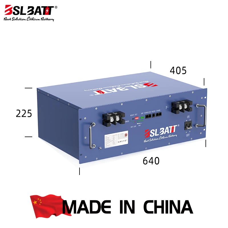 BSLBATT lithium ion battery 48v server rack li ion battery pack 48v 160ah lifepo4 battery