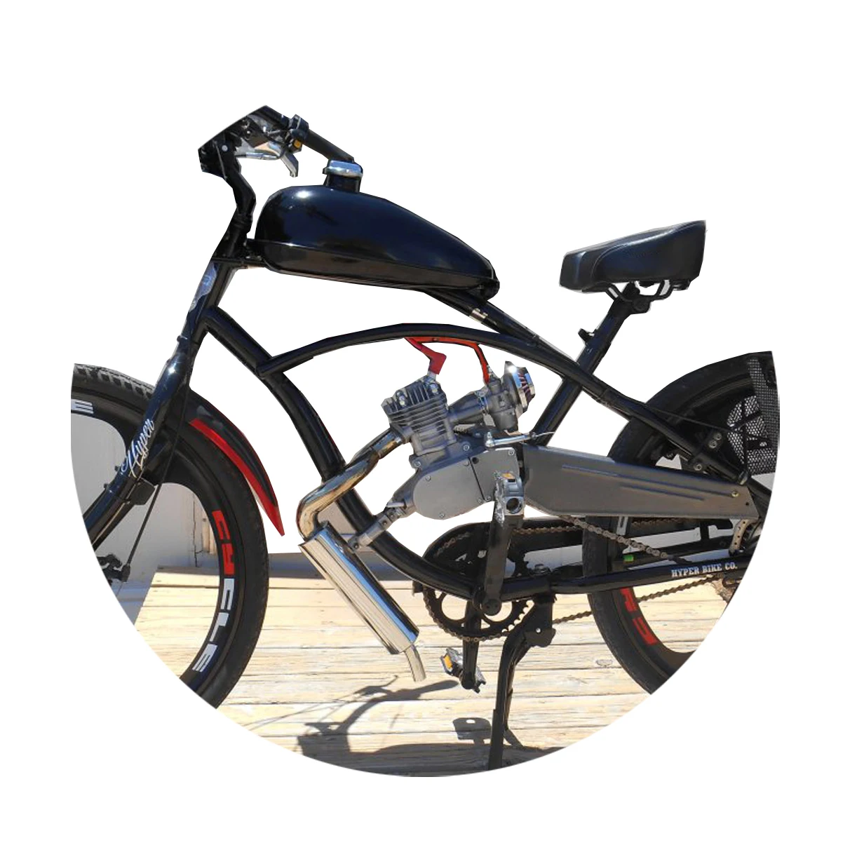 Bicycle engine kit 2 stroke bike motor 85cc gasoline bicycle moped motorised / motorized bicycle