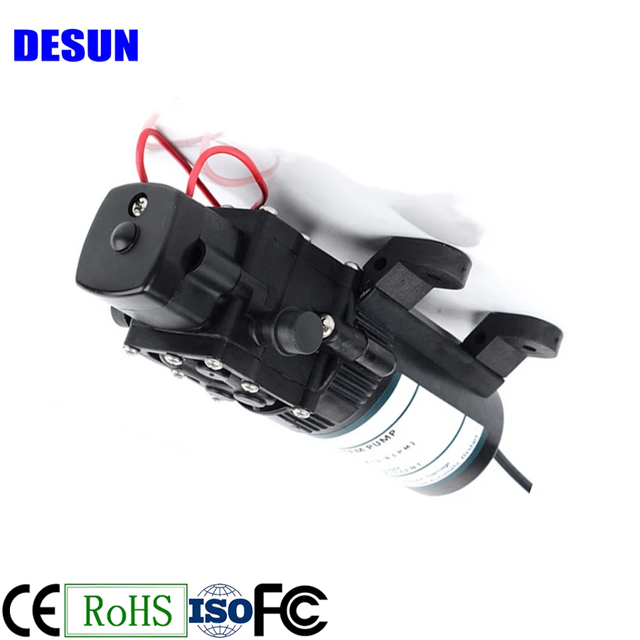 High Pressure 12V 24V DC Small Self Priming  Diaphragm Water Pump