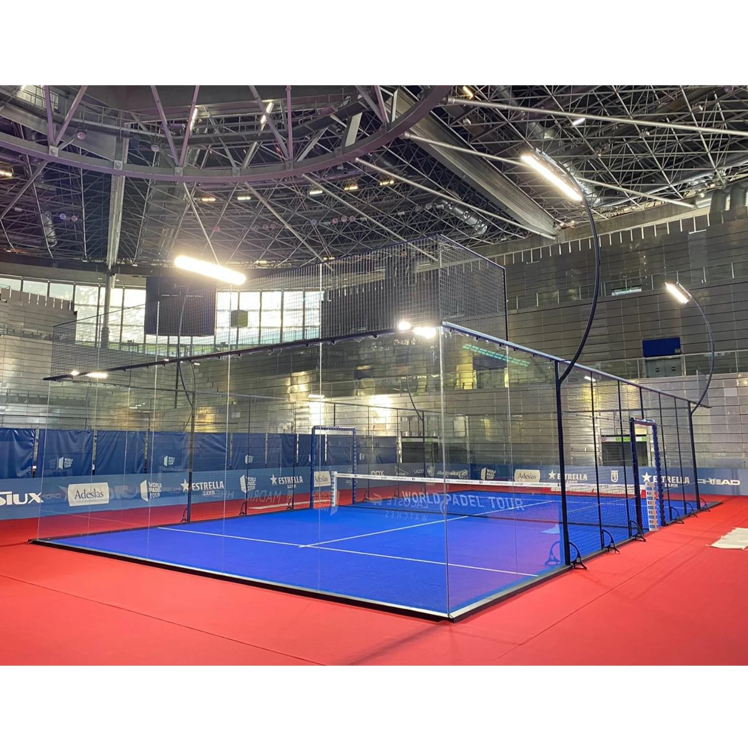 Super Panoramic De Padel Worldwide Sale Panoramic Padel Court With Roof Paddle Tennis Court Buy Padel Court With Best Price