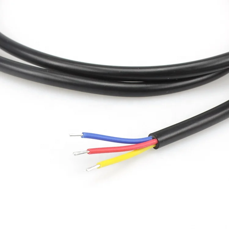 5 pin din cable Din connector power cord  with 3 cords  5pin male to wires