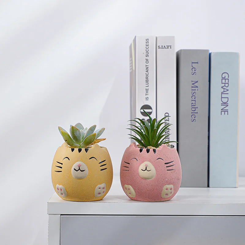 Planter Plant Pots Garden Home Decoration Colorful Nordic Tea Wholesale Ceramic Flower