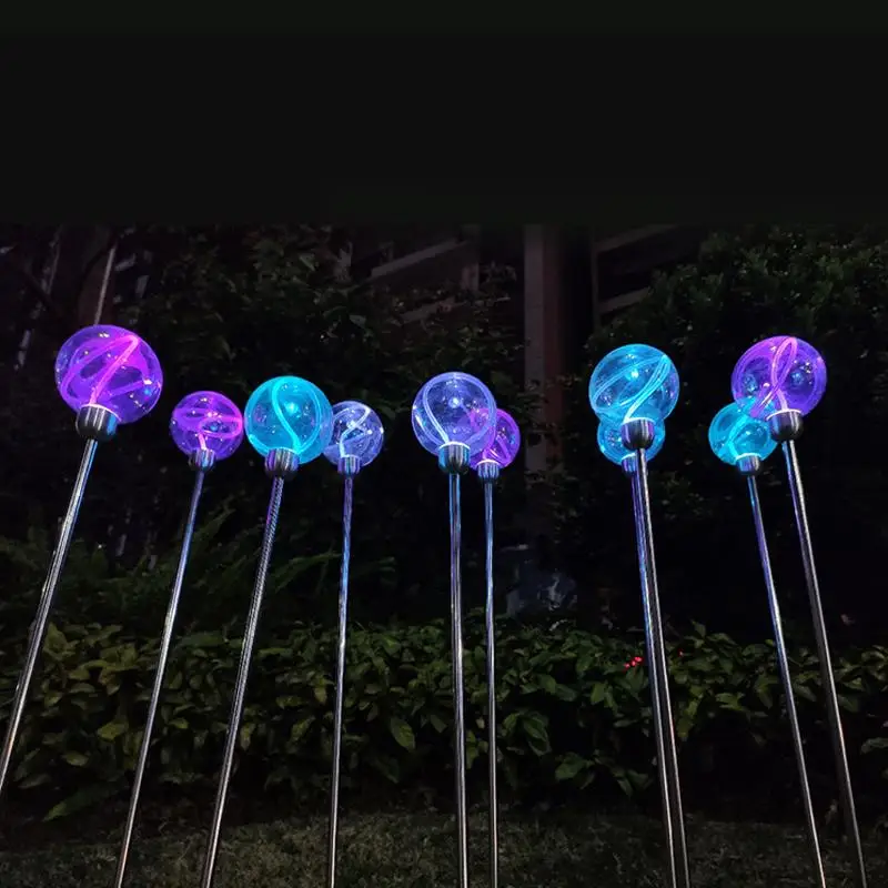 
LED Outdoor Engineering Round Ball Plug Garden Park Courtyard Decoration Landscape Spot Lamp Light Lighting 