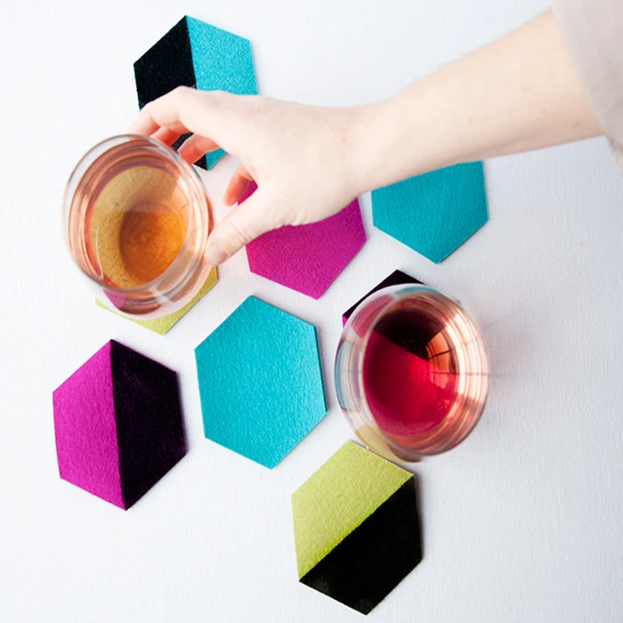 New hot manufacturers fashion simple heat insulation can be customized felt placemats