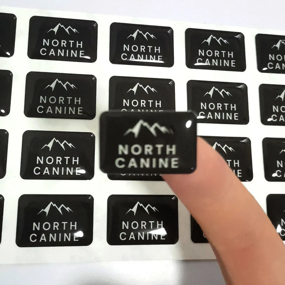 Top quality custom decorative Epoxy Resin Clear Dome flag 3d sticker