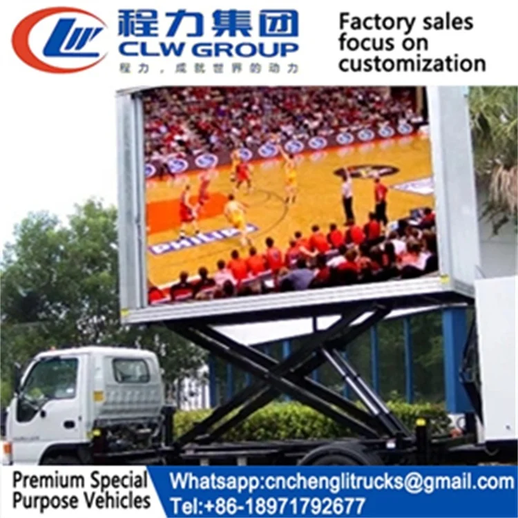 P16 Mobile Advertising Truck Exterior LED Display Led screen mobile advertising trucks for sale