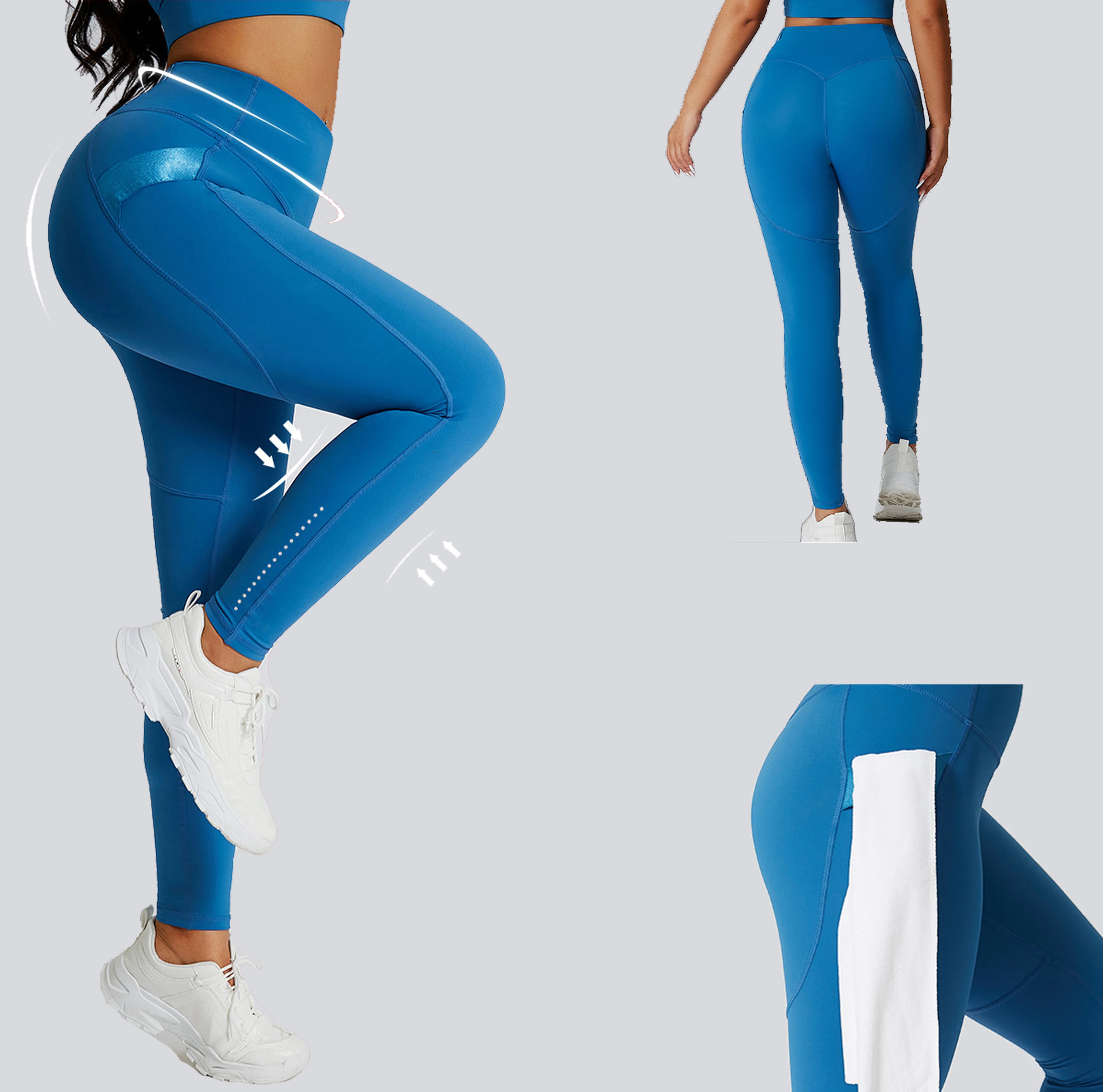 Fall 2024 Leggings Exercise Women Fitness Hip Yoga Pants Wearing Outside Sports Wholesale Custom Logo Women Clothes