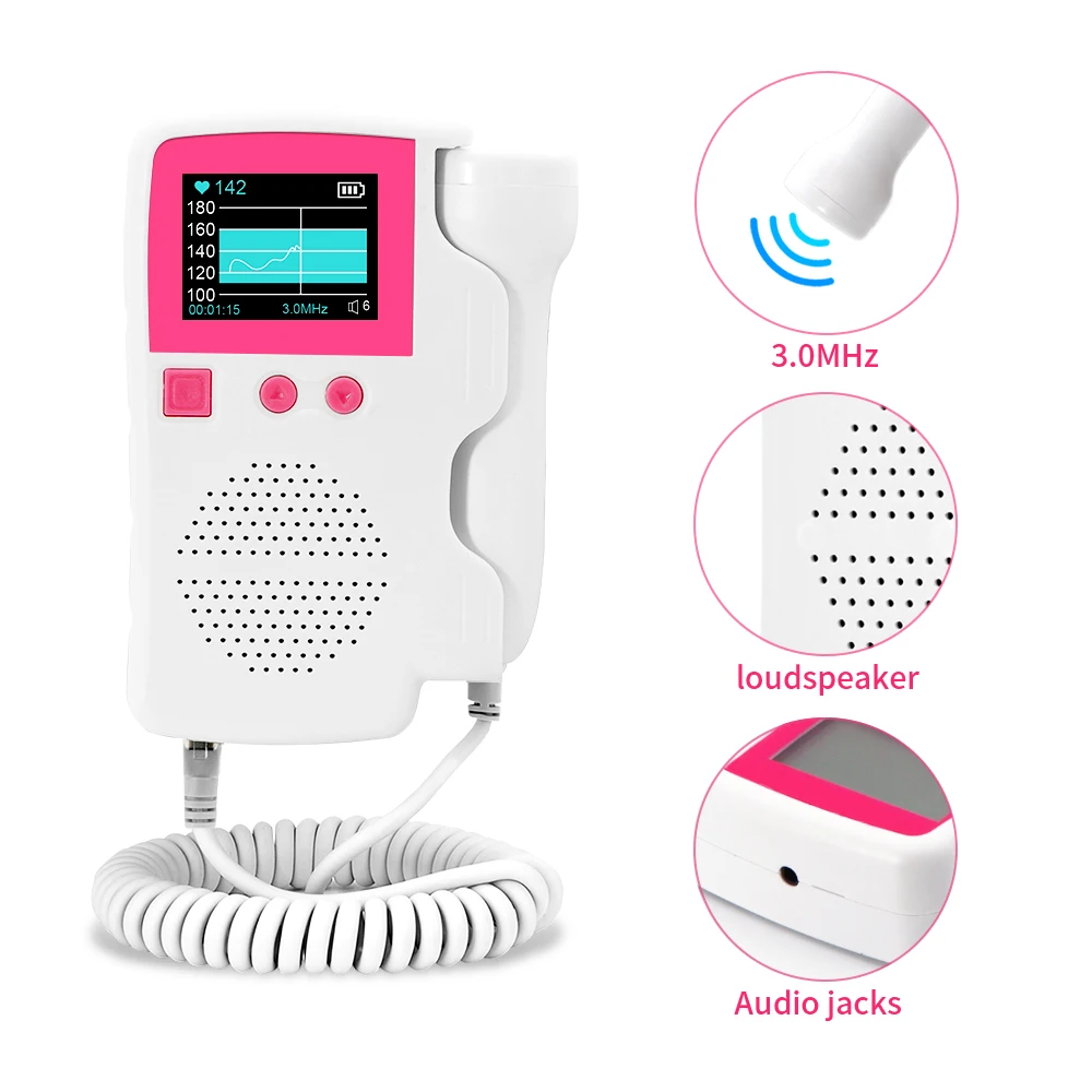 Электрический пренатальный аппарат для измерения частоты сердцебиения плода 3 0 МГц