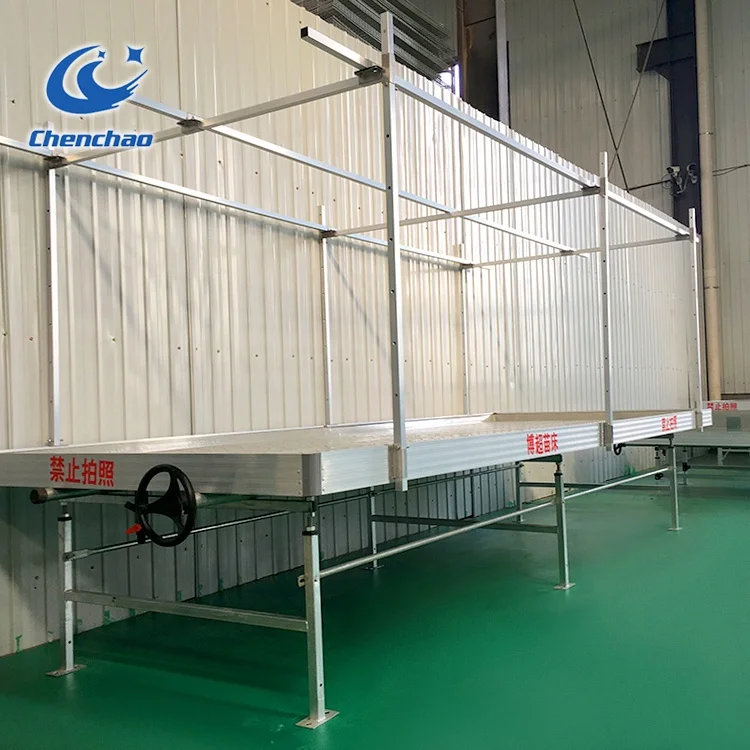 micro greens growing kit rolling flood table bench